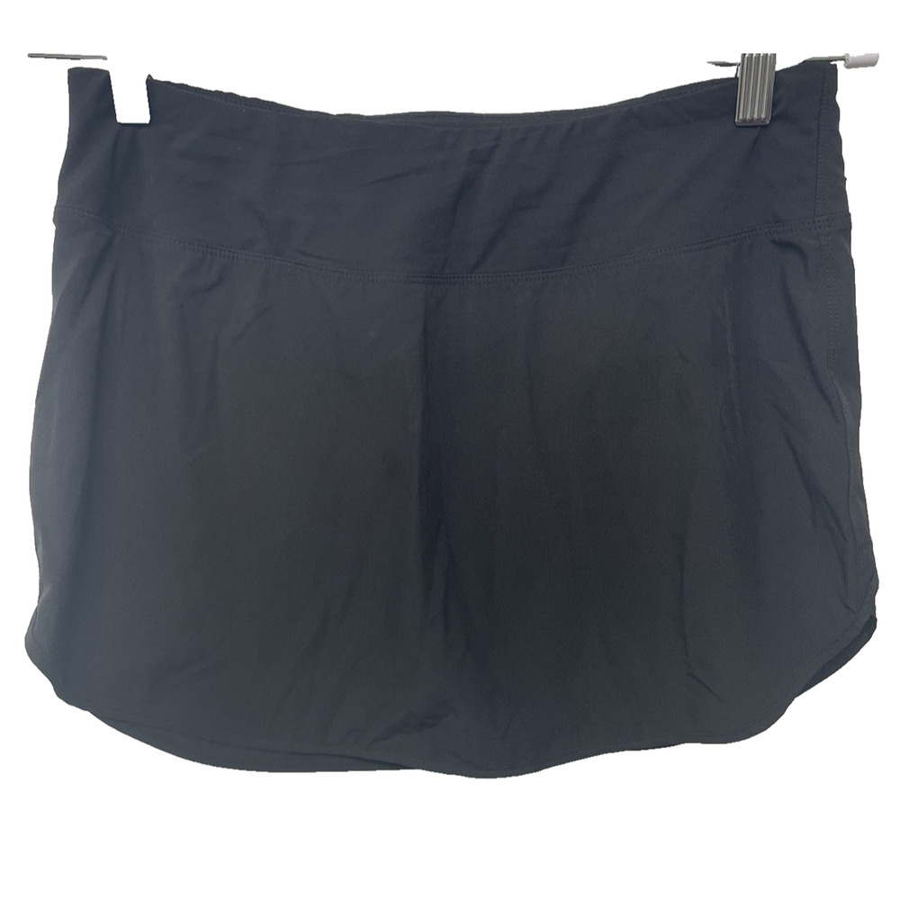 Etonic Woman S Pull On Skort Athletic Skirt Black Golf Tennis Pickleball Pocket‎